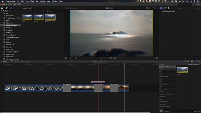 КРУТЫЕ ПЛАВНЫЕ ПЕРЕХОДЫ В FINAL CUT PRO X (SMOOTH TRANSITIONS FOR FCPX) смотреть онлайн