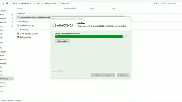Installation of Python || Jupyter-IDE from Anaconda || Devi Vlogs смотреть онлайн