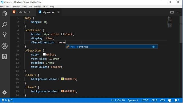 Flexbox Tutorial - 5 - Flex direction смотреть онлайн