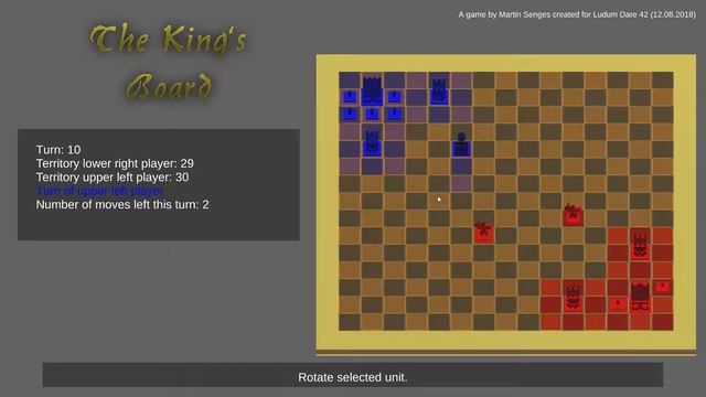 Ludum Dare 42: The King's Board смотреть онлайн