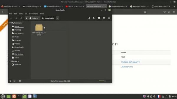 Install XDM   The Internet Download Manager For Linux Mint 21