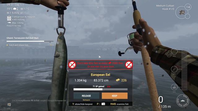 Fishing Planet, Fish Monster Mission, Eel Cannibal, Ghent Terneuzen