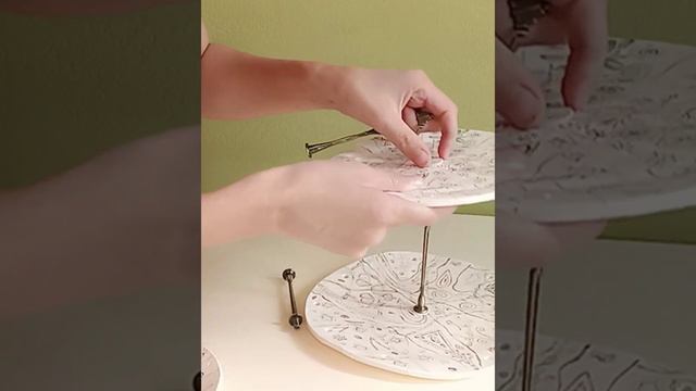 3-ярусная подставка из керамики для заказа https://www.instagram.com/planet_oksp/ смотреть онлайн