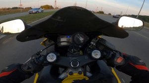 Езда на Honda CBR600 F4i от первого лица