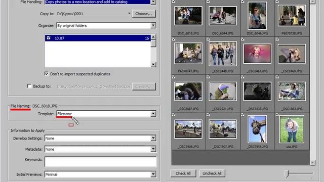 Импорт снимков в программу Adobe Lightroom. Добавить фото в Лайтрум File - Import ✅ Урок 2 смотреть онлайн
