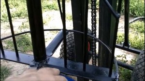 Насадка к бензобуру для приготовления цементобетонного раствора