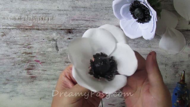 [FREE template] How to make paper Anemone flower смотреть онлайн