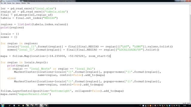 [#38] Configuração dos layouts do folium com MarkerCluster - bloqueando Layer смотреть онлайн