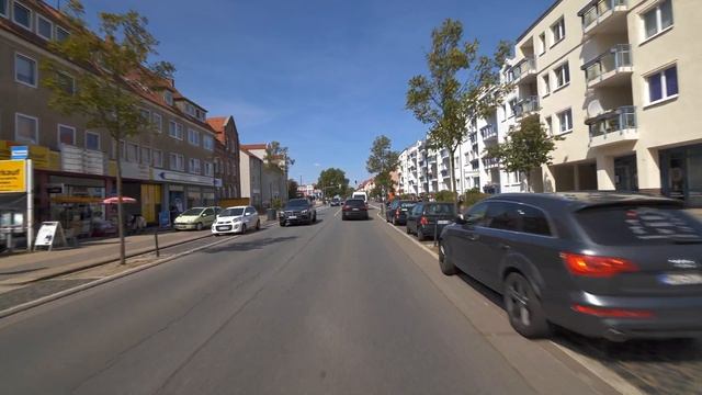 Hildesheim, Germany: Hannoversche Straße, Steuerwalder Straße - 4K (2160p/60p) Ultra HD смотреть онлайн