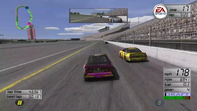 Our First Race! | NASCAR Thunder 2003 Career Mode #1 смотреть онлайн