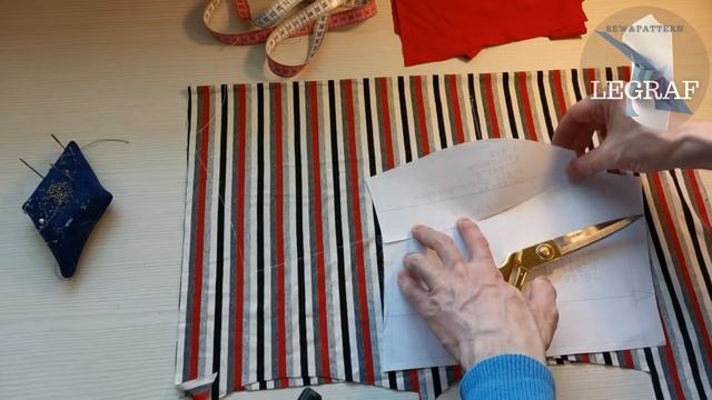 Шьем мужские трусы-боксеры. Часть 1 - Раскрой смотреть онлайн