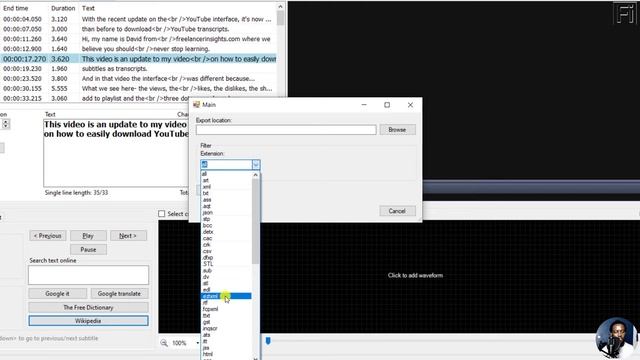 How to Export ANY Subtitle Into Multiple Subtitle Formats At Once Using Subtitle Edit смотреть онлайн