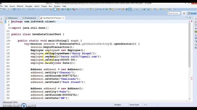 Many To Many Mapping in hibernate смотреть онлайн