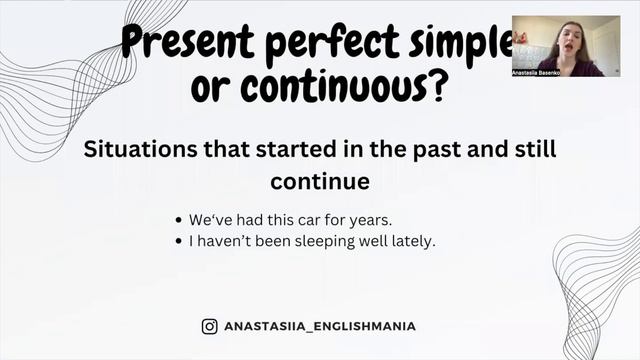 Present perfect vs present perfect continuous смотреть онлайн