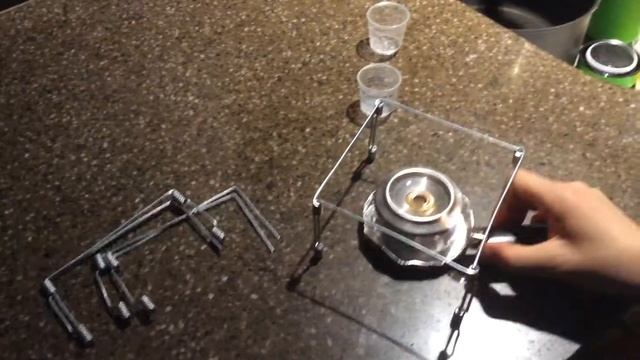 Aluminum Can Alcohol Stove Demonstration смотреть онлайн