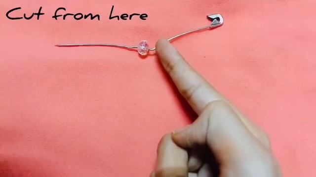 DIY- convert safety pins ? into hijab pins || easy hijab pin making смотреть онлайн