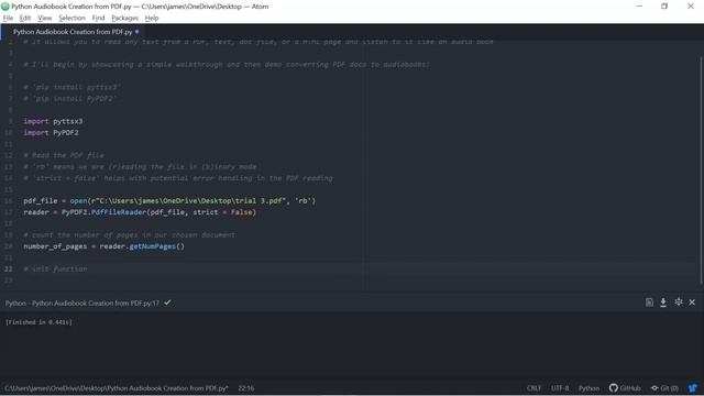 Use Python to Convert PDFs & Other Documents to Audiobooks | Improve your Automation & Efficiency! смотреть онлайн