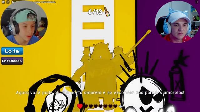 Escape das Backrooms coloridas? COMPLETO AO VIVO | Color or die Roblox смотреть онлайн