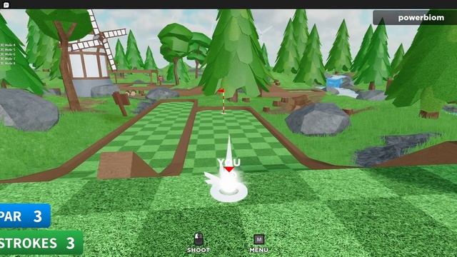 jumping in Roblox super golf смотреть онлайн