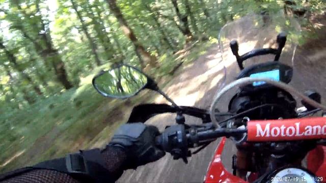 Motoland Dakar 250 ST. Покатушки по лайту. Замер радиации на карьере горы Змейка. смотреть онлайн