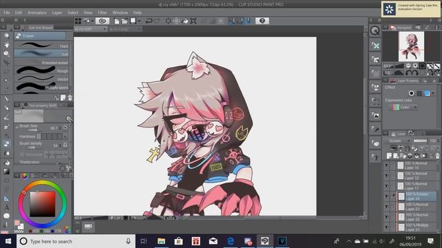 DJ Cry speedpaint ! смотреть онлайн