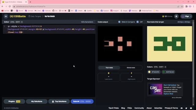 CSS Battle Solution | Daily Targets - 19th October 2023 | CSS3 | CSS Challenge смотреть онлайн