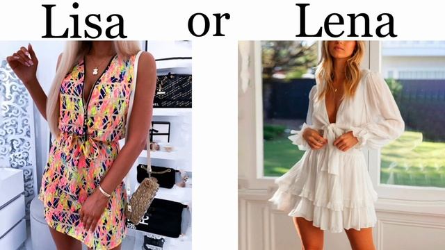 LISA OR LENA GAME ? What Do You Like? [Fashion Styles & Outfits Choices] Lisa And Lena  #20