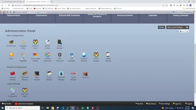 New Cyberschool SIS Integration Interface смотреть онлайн