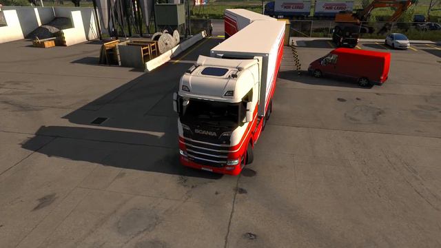 Euro Truck Simulator 2 - Reversing an HCT into the street смотреть онлайн