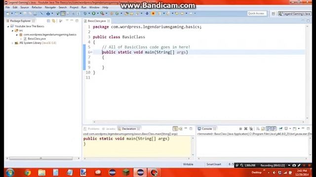 Java Programing SE 1 EP 3 Making The Main Method смотреть онлайн