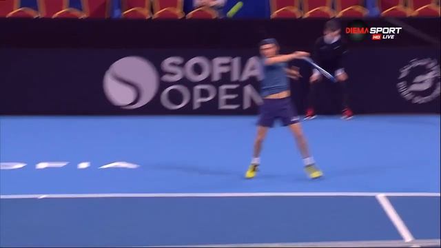 Gabriel Donev [ITF #583] vs. Sergiy Stakhovsky [ATP #136] 1-6, 2-6 Sofia Open (Q1) 03.02.2019. смотреть онлайн