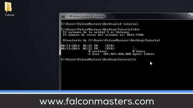Como utilizar la Consola de Windows (Comandos básicos CMD) смотреть онлайн