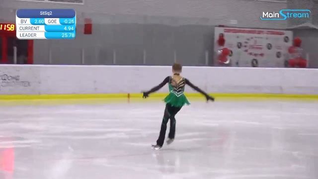 Стефания Помазан (шк. Хрустальный) - Турнир "Новогоднее чудо" 19 дек 2022 смотреть онлайн