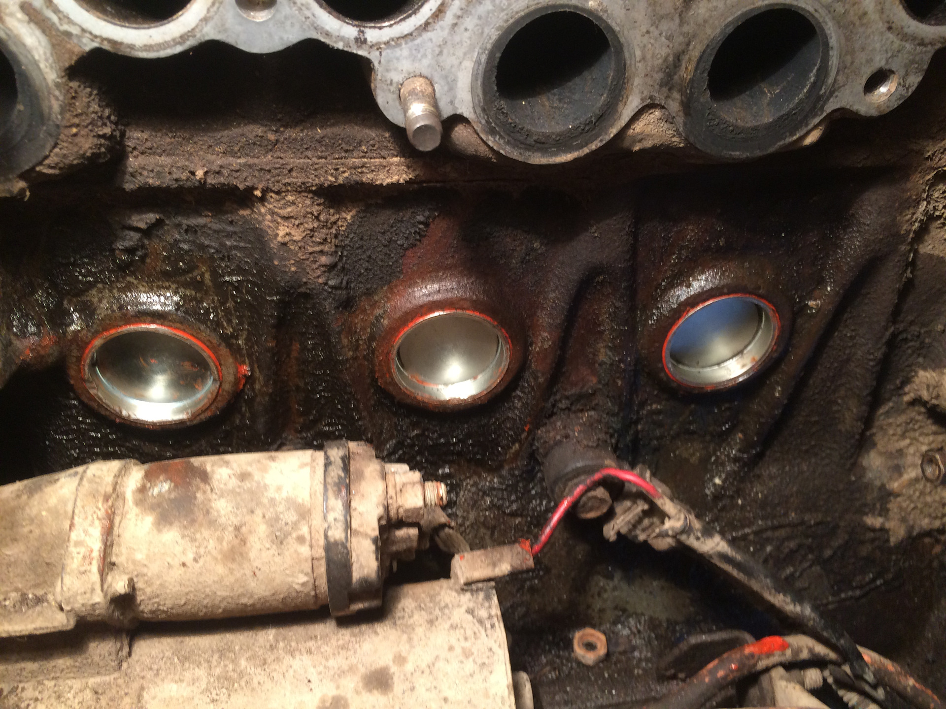 Замена заглушки блока цилиндров не снимая двигатель на приоре смотреть онлайн