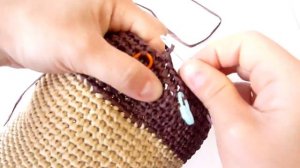 Сумка из рафии крючком/Bag of raffia crochet