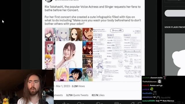 Voice Actress asks fans to bathe before attending her concert смотреть онлайн