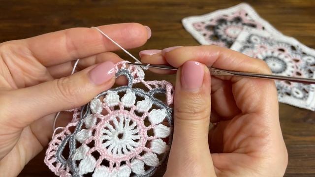 Ажурный квадратный ✨МОТИВ ✨ крючком пошагово смотреть онлайн