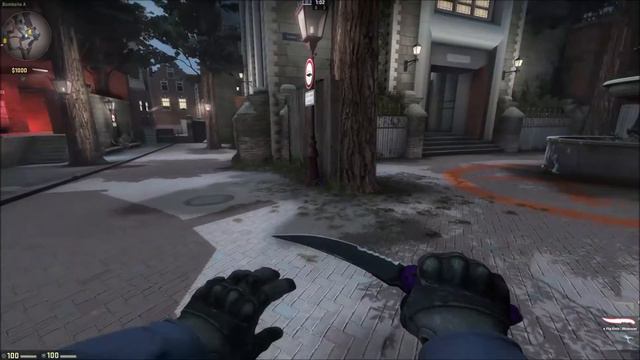 ★ Flip Knife | Ultraviolet (Field Tested) Showcase
