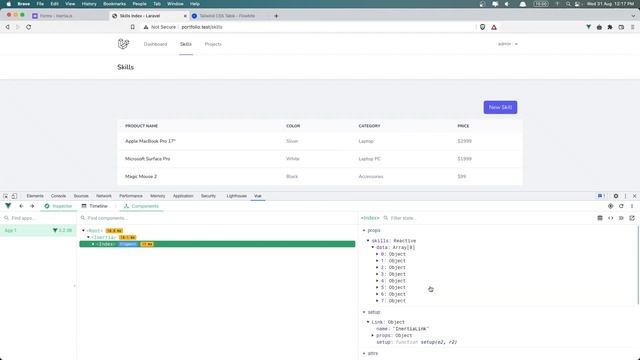 10 Display Skills | Portfolio Project with Laravel and Vuejs смотреть онлайн
