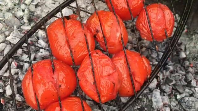 Готовим овощи гриль на мангале на даче Как жарить овощи на мангале мангал смокер своими руками Дача смотреть онлайн