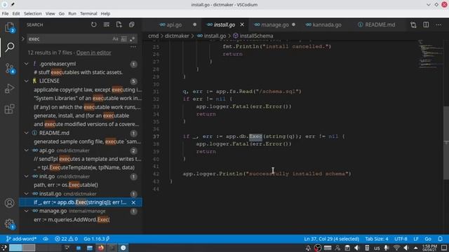 Adding Word Endpoint to Dictmaker | Go, sql, sqlx, structs | Live coding смотреть онлайн
