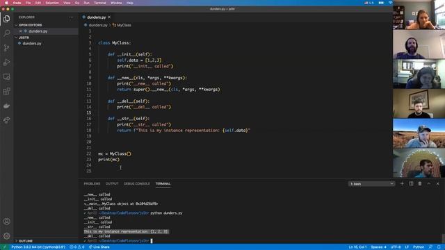 W3D3: Python Dunder Methods смотреть онлайн