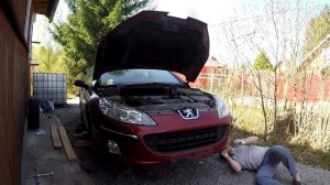 Пежо 407 Снятие бампера за 10 минут. How to remove a front bamper in 10 min.