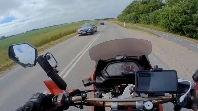 Crossing the border to Denmark on our way to the Ferry! ICELAND on a Honda Dominator 650 / Ep. 2 смотреть онлайн