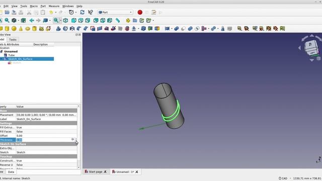 #freecad #sketch auf fläche #curve #cut #part #anleitung #tutorial #sketcher #maschinenbau смотреть онлайн