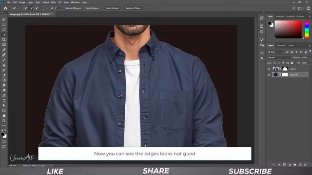How to remove edge fringe in Photoshop | Photoshop filter смотреть онлайн