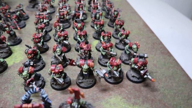 Warhammer 40000 army showcase, evil sunz orks, orks 40k смотреть онлайн