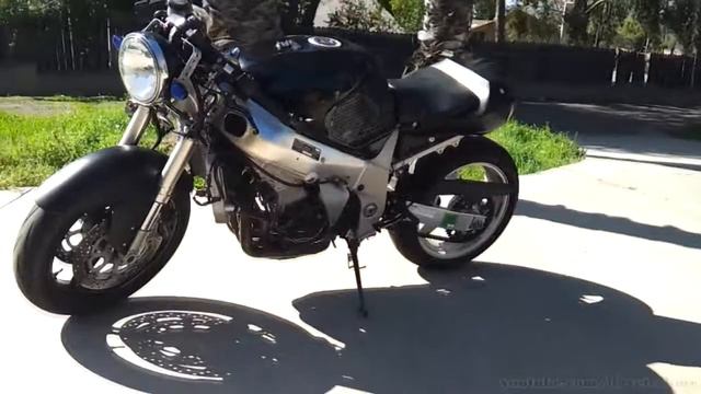 Streetfighter bobber motorcycle + DIY headlight fork brackets смотреть онлайн