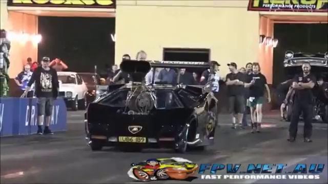 Ламборджини в дрэг рейсинге.Такое возможно смотреть онлайн