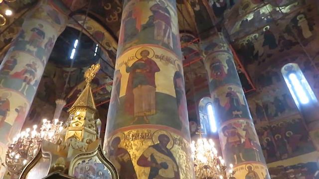 CATHEDRAL OF THE ASSUMPTION - MOSCOW RUSSIA || DORMITION CATHEDRAL || RUSSIAN ORTHODOX CHURCH смотреть онлайн